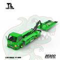 Top Lux H300 Rollback Tow Truck Green | 1:64 Die-Cast Collectible