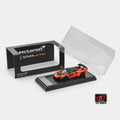 McLaren Senna GTR Volcano Orange Carbon Black Display Base | 1:64 Die-Cast Collectible