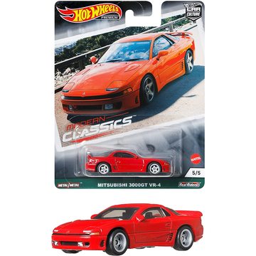 Hot Wheels Premium 1:64 Car Culture Modern Classics — Mitsubishi 3000GT VR-4 | Red | 5/5 | FPY86 | Die-Cast Collectible