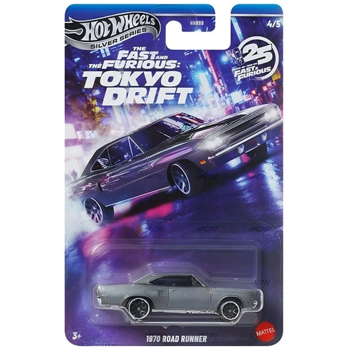 Hot Wheels Silver Series 1970 Plymouth Road Runner | 1:64 Scale Die-Cast Collectible