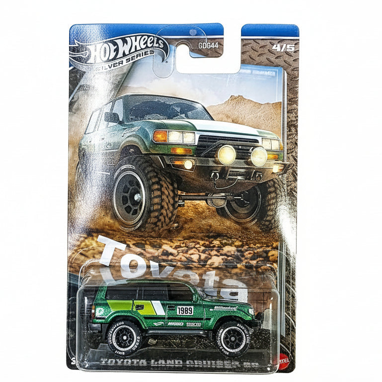Hot Wheels Silver Series Toyota Land Cruiser 80 | 1:64 Scale Die-Cast Collectible