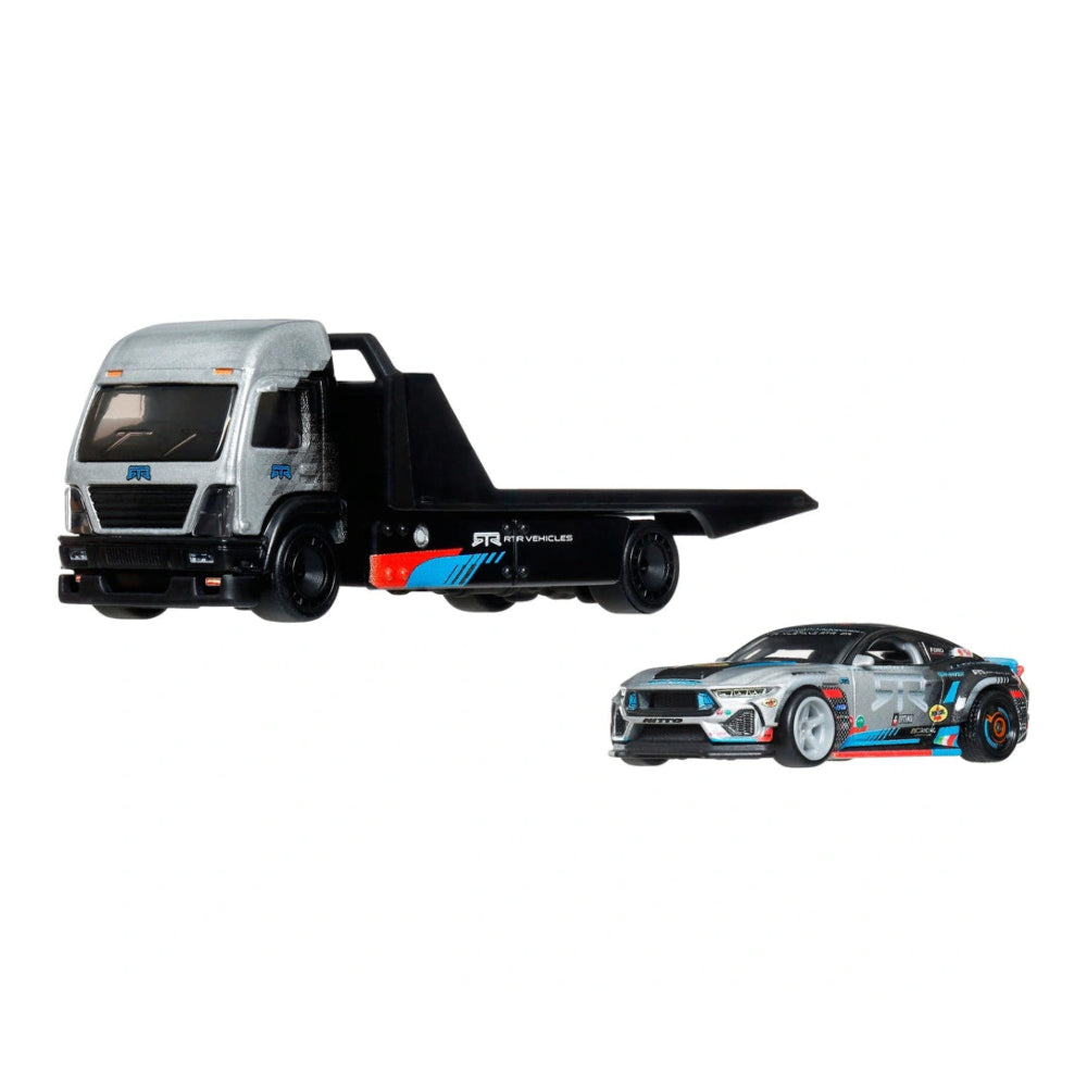 Hot Wheels Premium Team Transport 2024 Ford Mustang RTR Spec 5-FD | 1:64 Scale Die-Cast Collectible