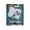 Hot Wheels Premium 1:64 Pop Culture MTV Music Television — '84 Corvette | White MTV Livery | HXD63 | Die-Cast Collectible