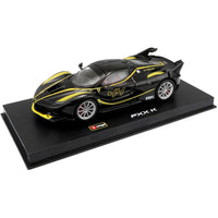 Bburago Signature Series 1:43 — Ferrari FXX K | Black | Rosso Corsa | Die-Cast Collectible
