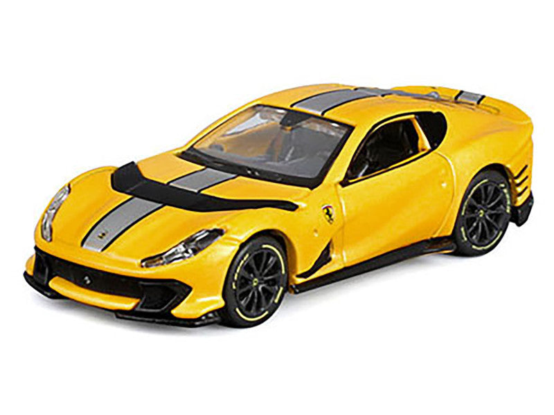 Maisto Speed Icons Ferrari 812 Competizione | Yellow | 1:64 Scale Die-Cast Collectible