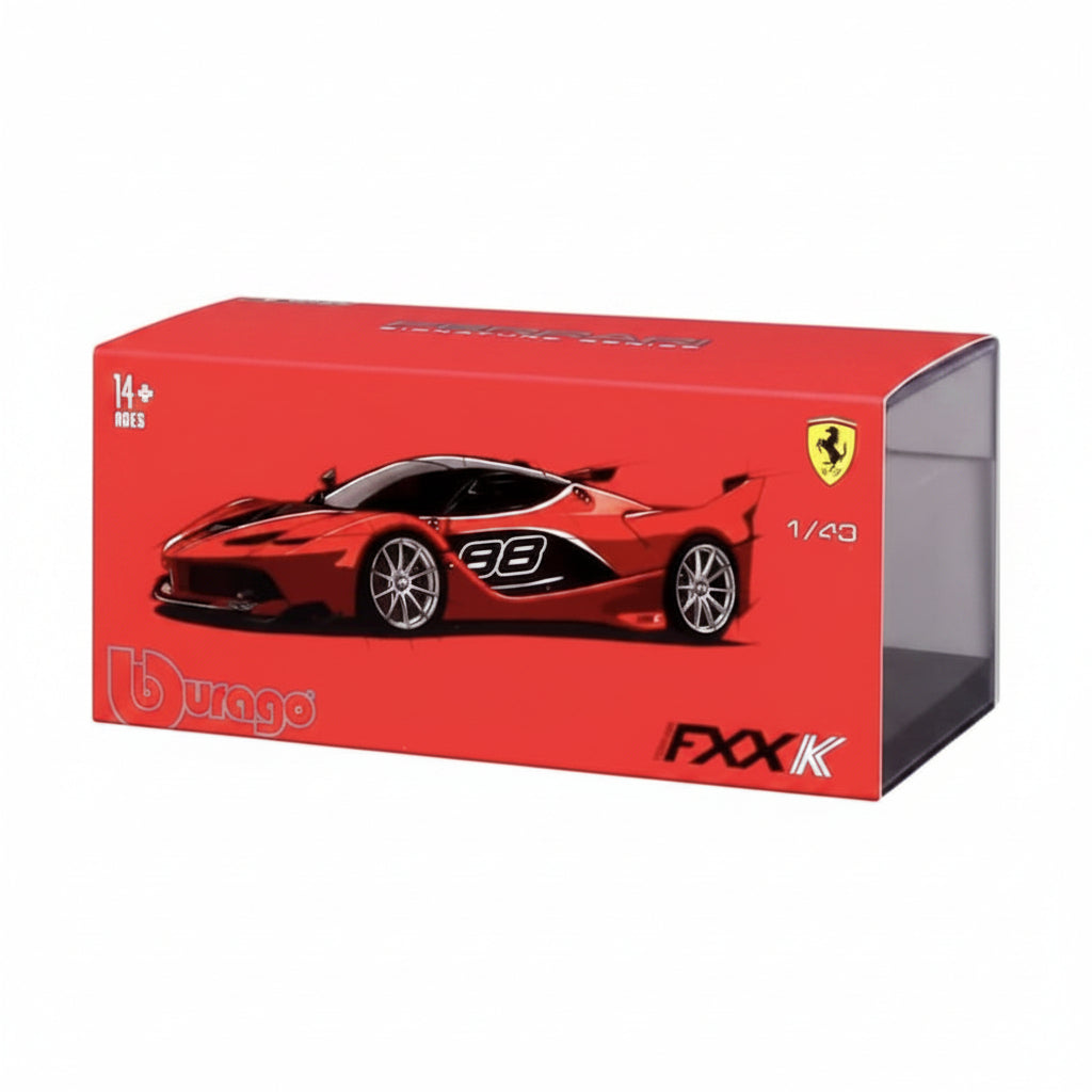 Bburago Signature Series 1:43 — Ferrari FXX K | Red | Rosso Corsa | Die-Cast Collectible