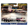Hot Wheels Premium Car Culture Team Transport DMC DeLorean #88 + HW Rally Hauler FLF50 | 1:64 Die-Cast Collectible