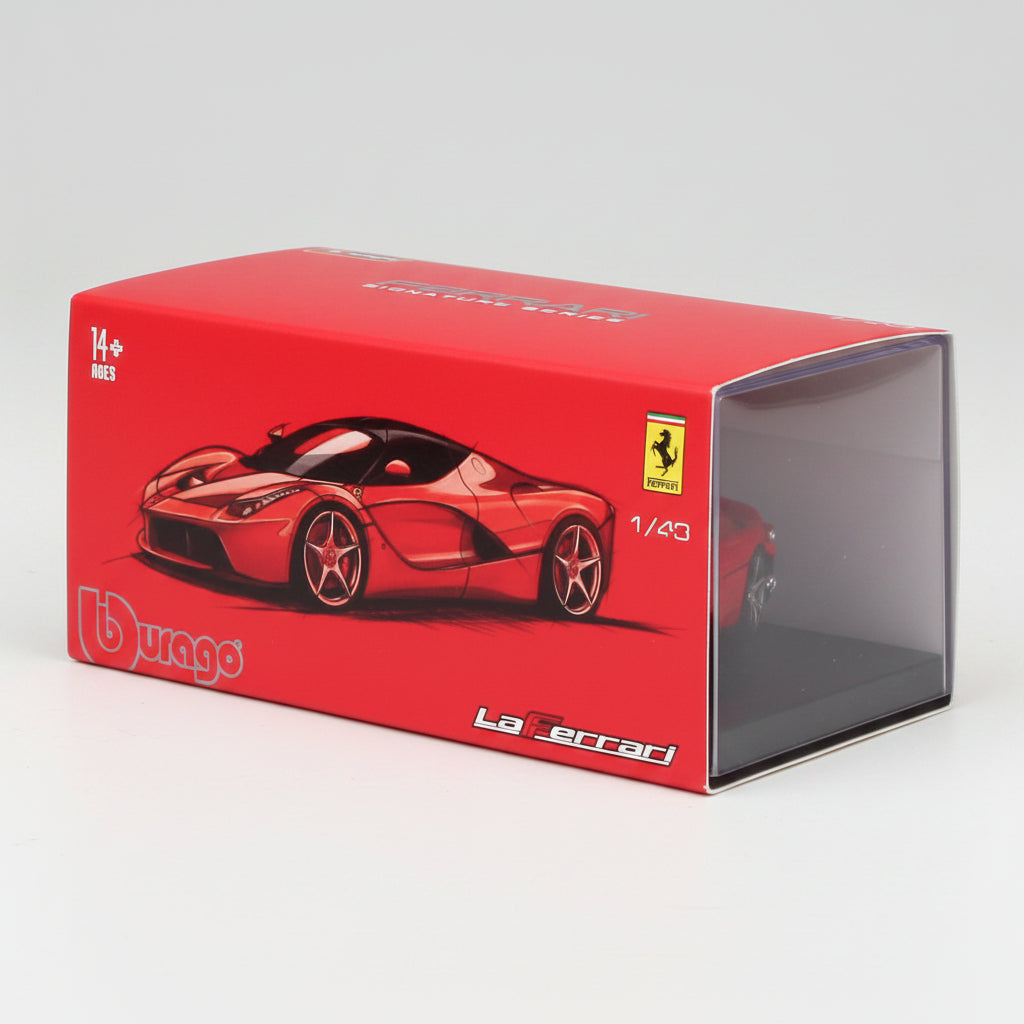 Bburago Signature Series 1:43 — LaFerrari | Red | Rosso Corsa | Die-Cast Collectible