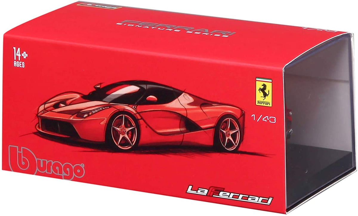 Bburago Signature Series 1:43 — LaFerrari | Red | Rosso Corsa | Die-Cast Collectible