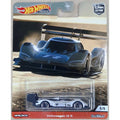 Hot Wheels Premium 1:64 Car Culture — Volkswagen ID.R #94 | Silver & Dark Blue | 5/5 | Die-Cast Collectible