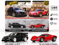 Hot Wheels Premium Car Culture 2-Pack Alfa Romeo 155 V6 Ti + '69 Alfa Romeo 33 Stradale | 1:64 Die-Cast Collectible