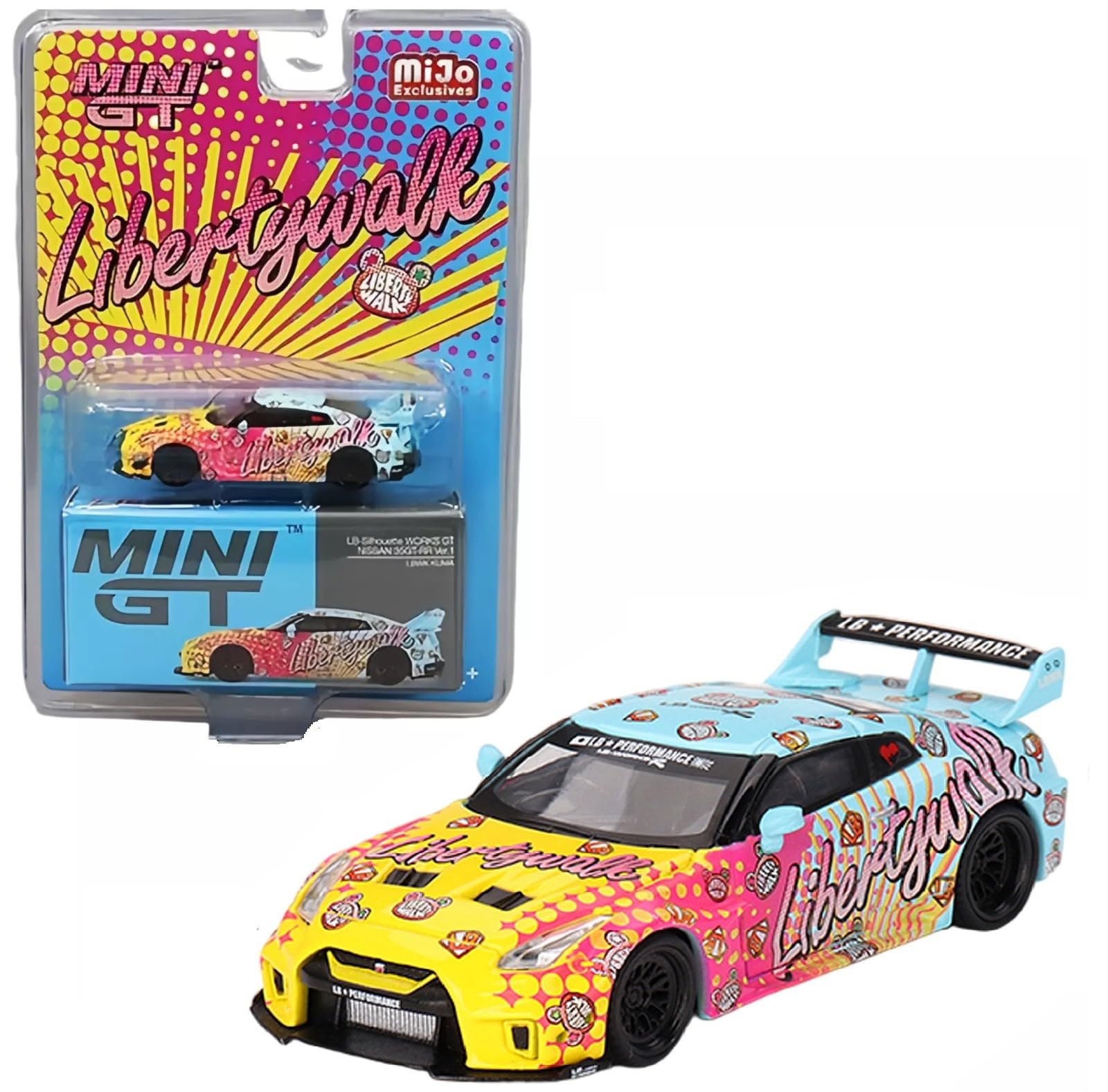 Mini GT 1:64 — LB Silhouette Works GT Nissan 35GT-RR Ver.1 | LBWK Kuma | Blister Pack | Die-Cast Collectible