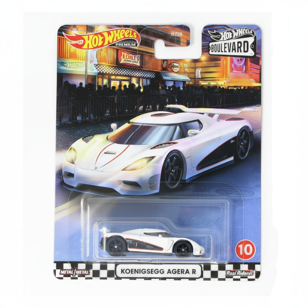 Hot Wheels Premium Boulevard Koenigsegg Agera R | 1:64 Scale Die-Cast Collectible