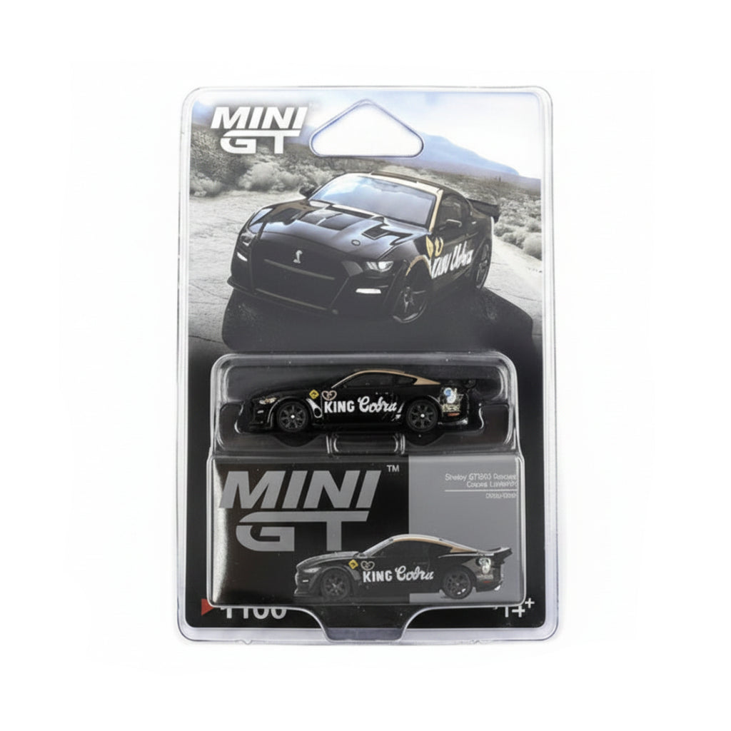 Mini GT 1:64 Shelby GT500 Dragon Snake Concept Black/Gold | Blister Pack | Die-Cast Collectible