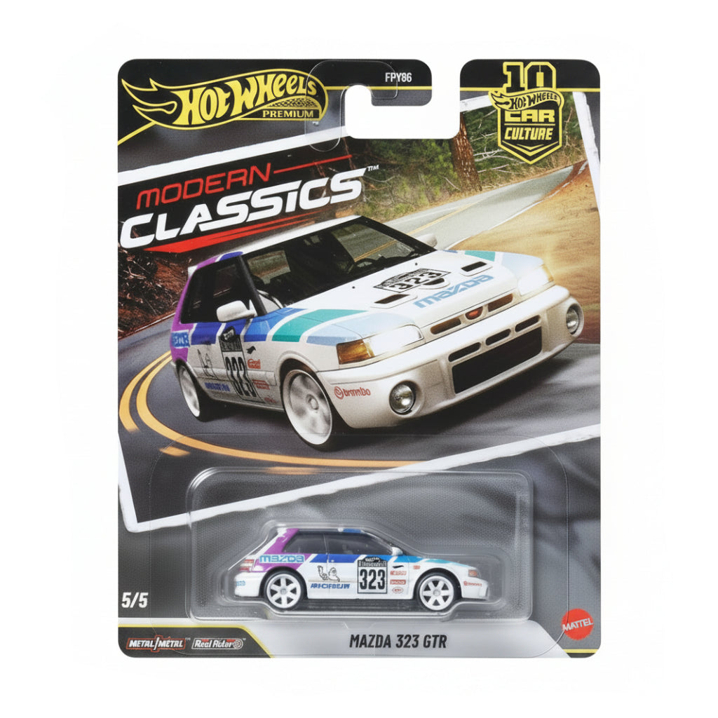 Hot Wheels Premium Mazda 323 GTR | 1:64 Scale Die-Cast Collectible