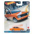 Hot Wheels Premium Canyon '73 Volvo 142 GL Orange | 1:64 Scale Die-Cast Collectible