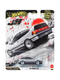 Hot Wheels Premium 1:64 Car Culture Japan Historics 5 — '88 Honda CRX | Silver | 5/5 | FPY86 | 10th Anniversary | Die-Cast Collectible