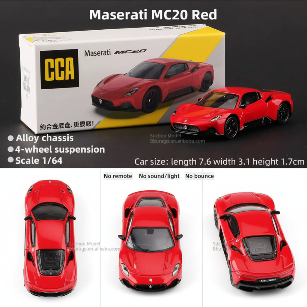 CCA - Maserati MC20 (Red) 1:64 Die-Cast