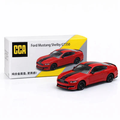 CCA 1:64 — Ford Mustang Shelby GT350 | Red | Die-Cast Collectible