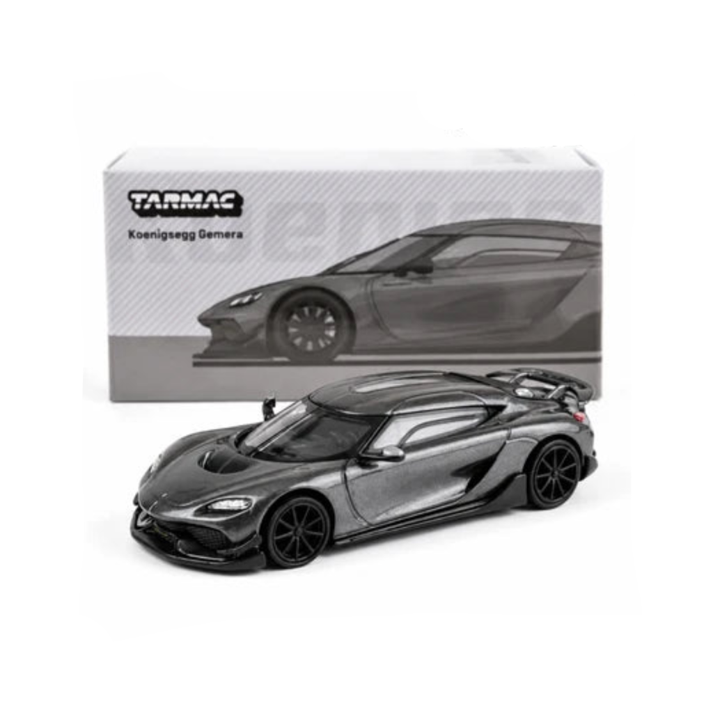 Tarmac Works Koenigsegg Gemera Dark Grey Metallic | 1:64 Die-Cast Collectible