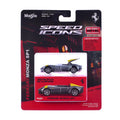 Maisto Speed Icons Ferrari Monza SP1 | Silver | 1:64 Scale Die-Cast Collectible