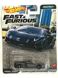 Hot Wheels Premium 1:64 Fast & Furious Euro Fast — Lamborghini Aventador Coupe | Dark Grey | Die-Cast Collectible