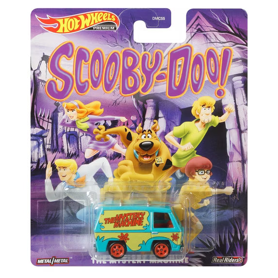 Hot Wheels Premium Scooby-Doo! The Mystery Machine | 1:64 Scale Die-Cast Collectible