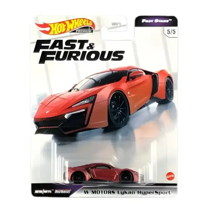 Hot Wheels Premium Fast & Furious Fast Stars W Motors Lykan HyperSport | 1:64 Scale Die-Cast Collectible