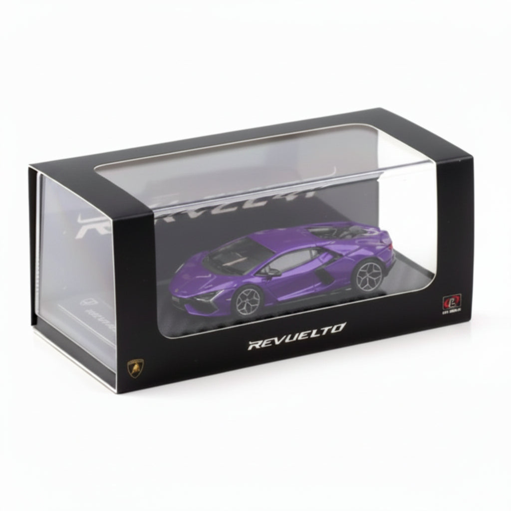 LCD Models 1:64 — Lamborghini Revuelto | Purple | Die-Cast Collectible