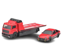 Hot Wheels Team Transport Toyota AE86 Sprinter Trueno & Fleet Street | 1:64 Scale Die-Cast Set
