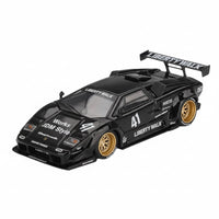Mini GT 1:64 LB-Works Lamborghini Countach | Black | Die-Cast Collectible