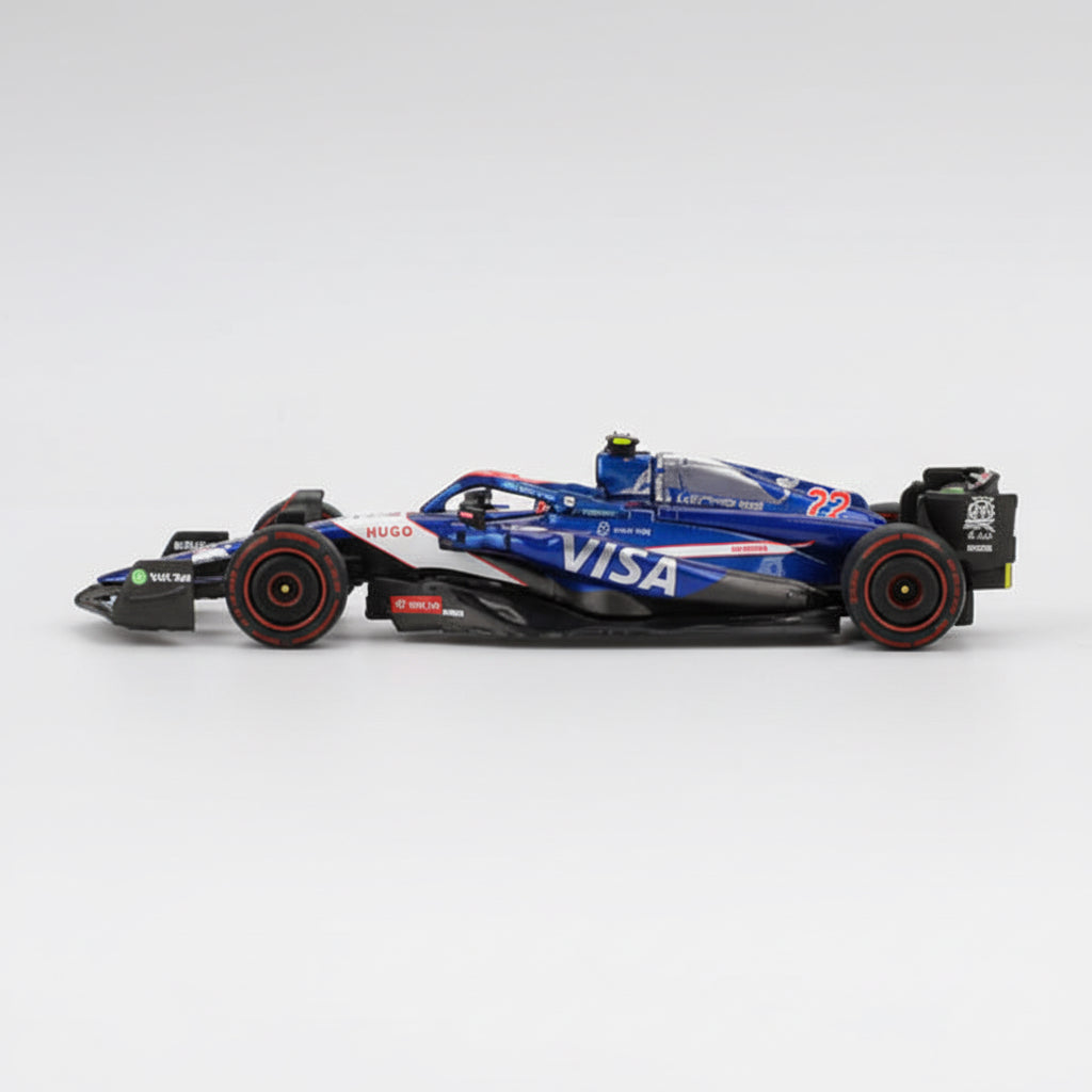 Mini GT 1:64 Visa Cash App RB VCARB 01 #22 Yuki Tsunoda | 2024 F1 Bahrain GP | Die-Cast Collectible