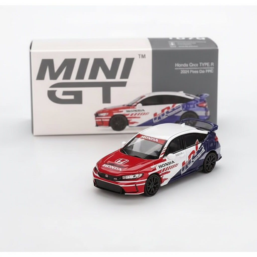 Mini GT 1:64 Honda Civic Type R FL5 | 2021 Pace Car HRC | #1079 | Die-Cast Collectible
