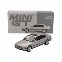 Mini GT 1:64 BMW 750iL E38 | Grey | #792 | Die-Cast Collectible