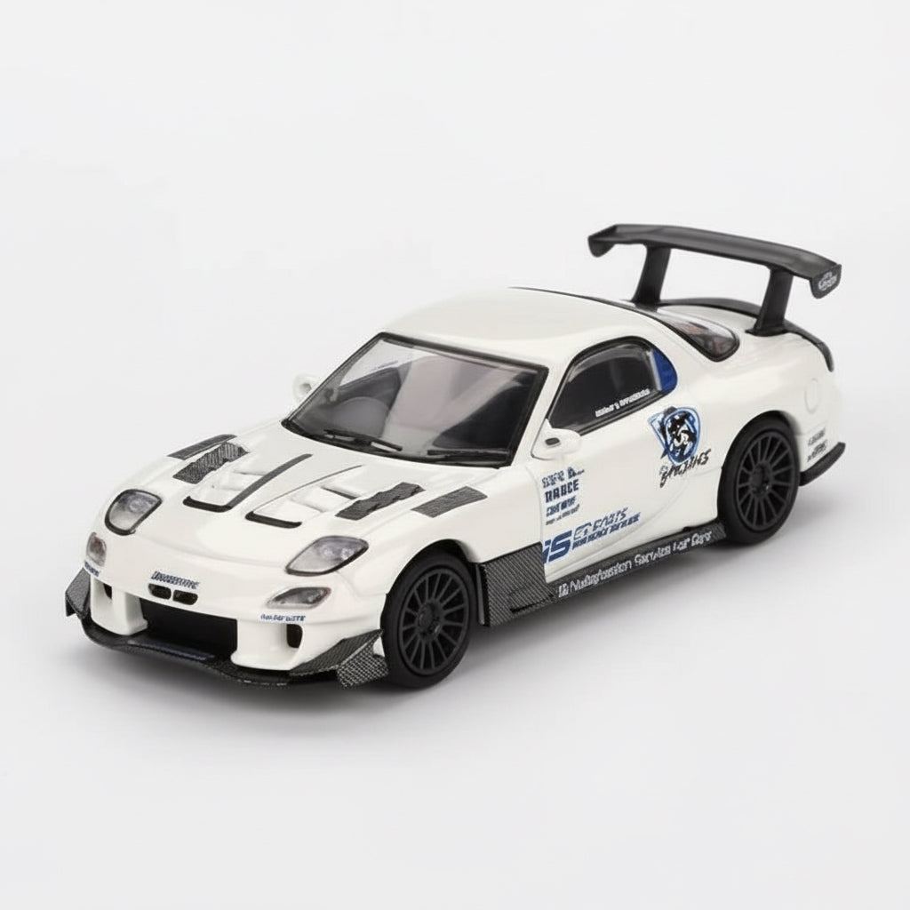 Mini GT 1:64 Mazda RX-7 FD3S | White | #996 | Die-Cast Collectible
