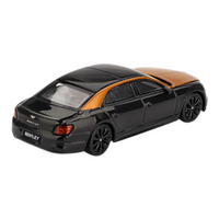 Mini GT 1:64 Bentley Flying Spur | Orange Flame / Onyx | #991 | Die-Cast Collectible