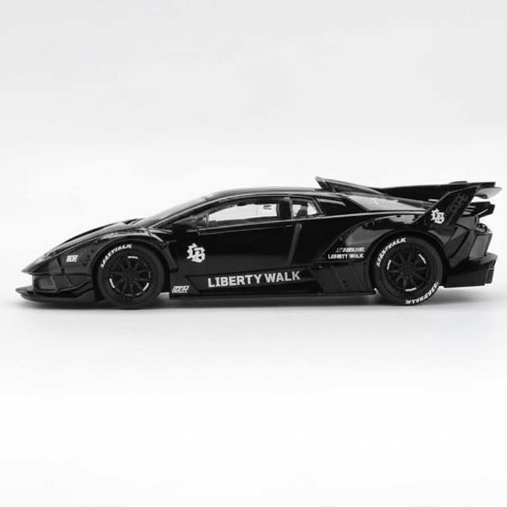Mini GT 1:64 LB-Silhouette Works Lamborghini Murciélago GT EVO | Black | #1053 | Die-Cast Collectible
