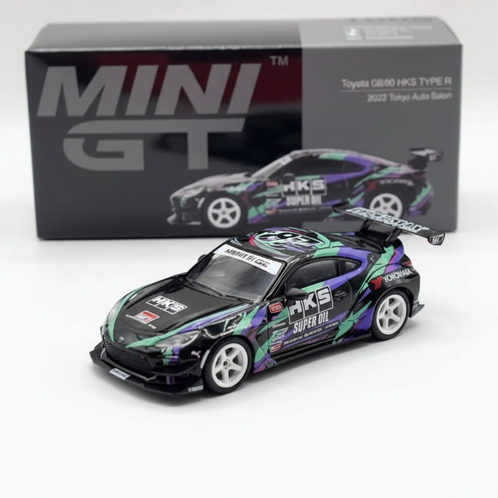 Mini GT 1:64 Toyota GR86 HKS Type R | Die-Cast Collectible