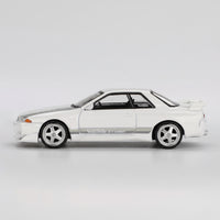Mini GT 1:64 Nissan Skyline GT-R R32 VeilSide Combat C-1 | White | #1066 | Die-Cast Collectible