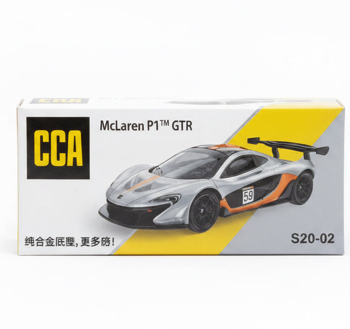 CCA - McLaren P1 GTR (Grey) 1:64 Die-Cast
