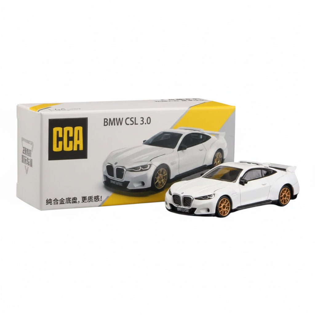 CCA - BMW 3.0 CSL (White) 1:64 Die-Cast