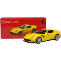 Bburago - Ferrari F12tdf (Yellow) 1:64 Die-Cast