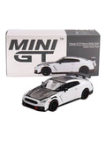 MINI GT NISSAN GT-R NISMO (R35) 2024 BRILLIANT WHITE PEARL