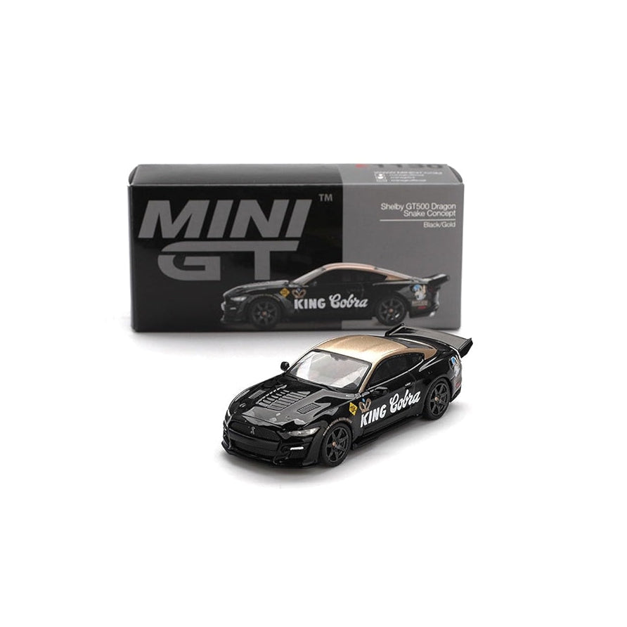 MINI GT SHELBY GT500 DRAGON SNAKE CONCEPT BLACK/GOLD