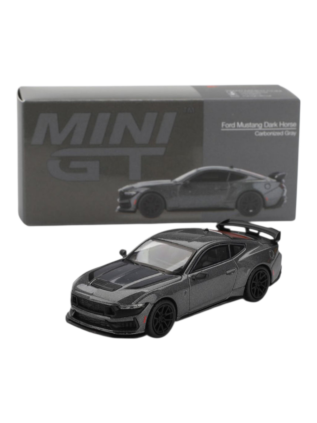MINI GT FORD MUSTANG DARK HORSE CARBONIZED GRAY