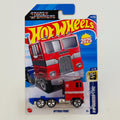 Hot Wheels 1:64 — Transformers Optimus Prime | Official Collaboration | Die-Cast Collectible