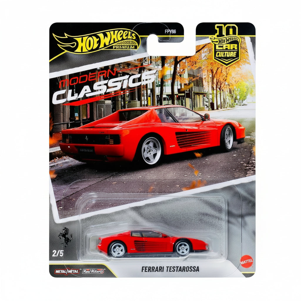 Hot Wheels Premium Ferrari Combo Set — F1 #44 + 250 GTO + Testarossa | 1:64 Die-Cast Collectibles