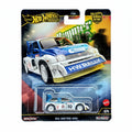 Hot Wheels Premium 1:64 Car Culture Hammer Down — MG Metro 6R4 | White & Blue #10 HW Rally Eibach Livery | Real Riders | Metal/Metal | 3/5 | FPY86 | Die-Cast Collectible