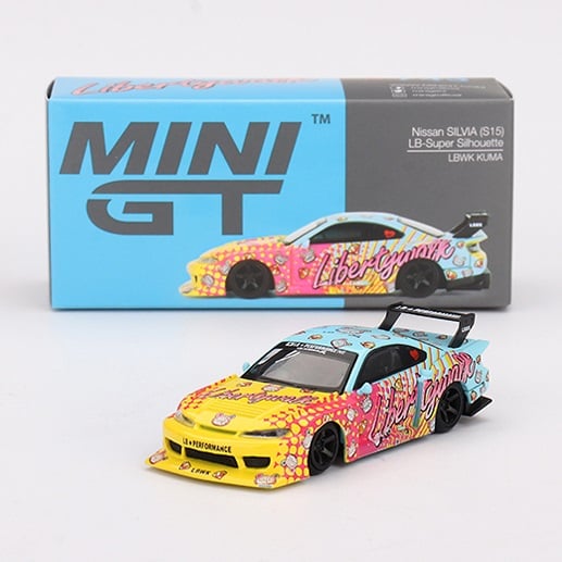 Mini GT 1:64 — Nissan Silvia S15 | LB-Super Silhouette LBWK | Kuma | Die-Cast Collectible