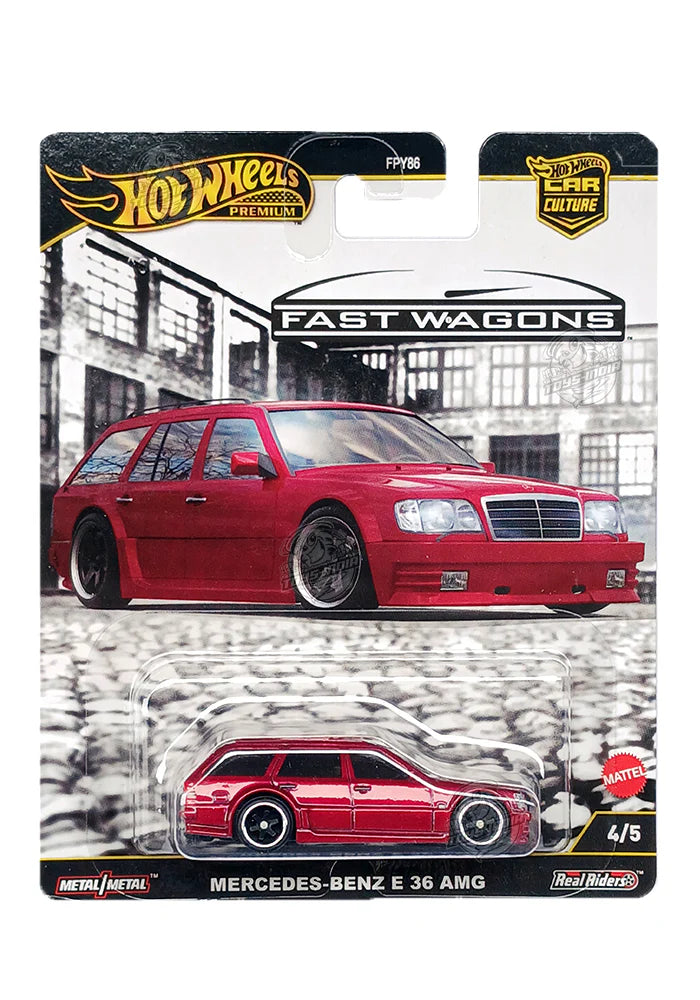 Hot Wheels Premium Mercedes-Benz E 36 AMG | 1:64 Scale Die-Cast Collectible